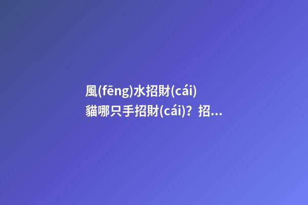 風(fēng)水招財(cái)貓哪只手招財(cái)？招財(cái)貓左右手的寓意？