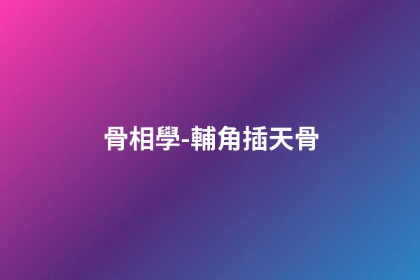 骨相學-輔角插天骨
