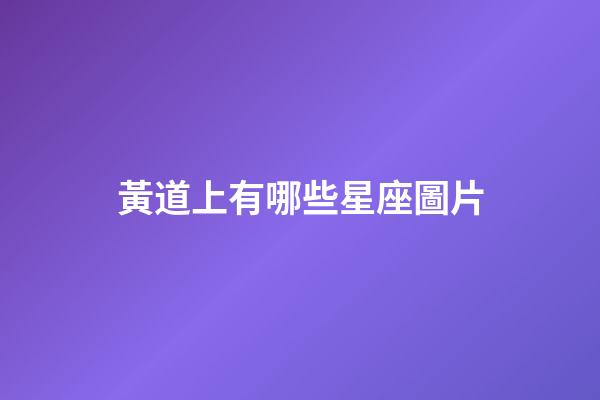 黃道上有哪些星座圖片-第1張-星座運(yùn)勢(shì)-玄機(jī)派